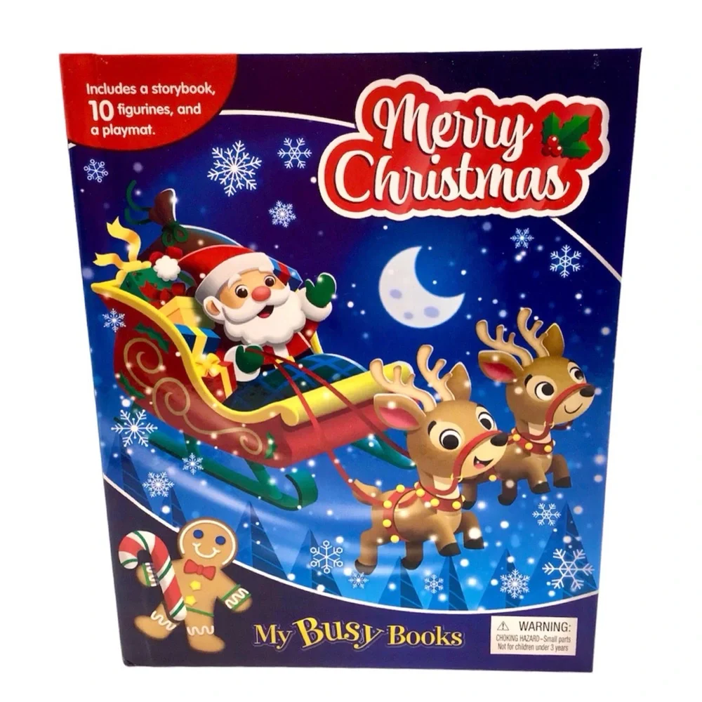 Merry Christmas My Busy Book Set (NWT)